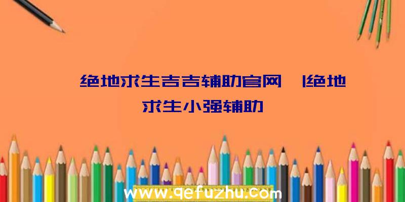 「绝地求生吉吉辅助官网」|绝地求生小强辅助